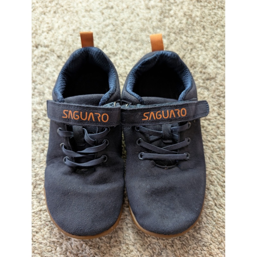 Saguaro Barefoot Sneakers Kids Size 34 Navy Blue Excellent Minimalist‎ Shoes